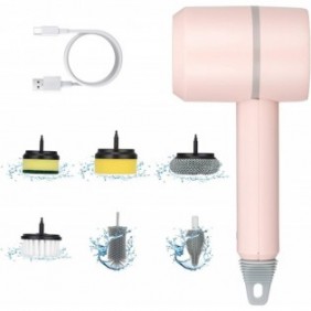 USB Rechargeable Cordless Electric Cleaning Brush for Kitchen Bathtub