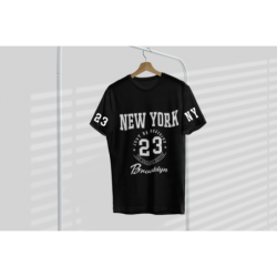 T SHIRT new york NOIR AVEC UN DESIGN MODERN FIT ET STYLE UNIQUE