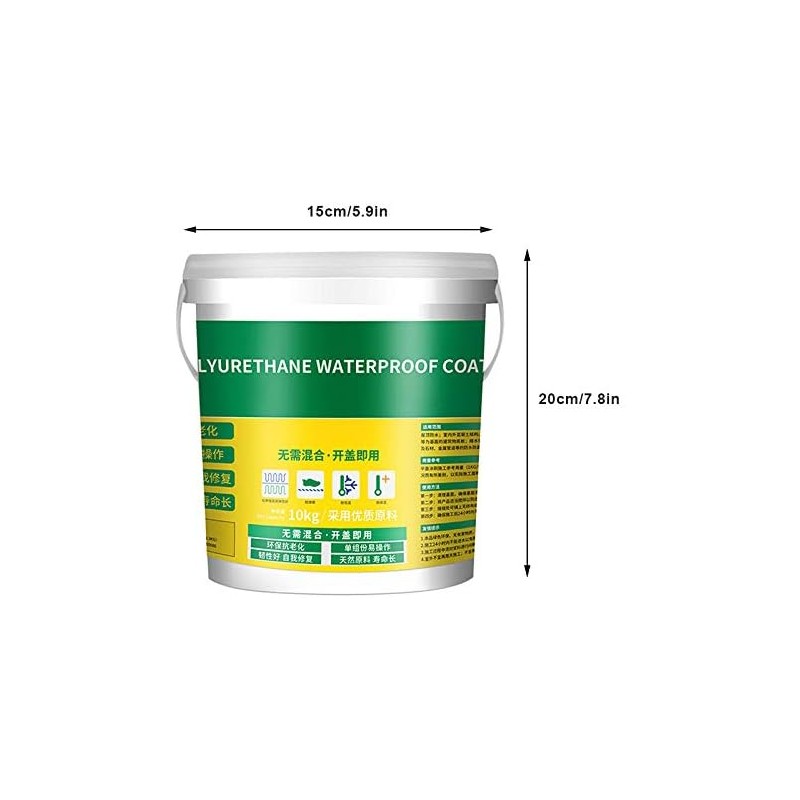 Zhizhuo Mastic d'étanchéité innovant en polyuréthane imperméable pour maison, maison, salle de bain, toit