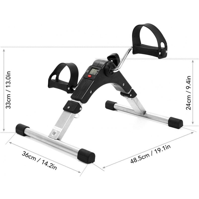 HS-Zak Miller Stepper Fitness Appareil De Musculation Pliant Pédale LCD Intérieur Vélo Vélo avec Stepper Résistance Réglable