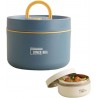 MiZuH Portable Insulated Lunch Container Set, Thermal Lunch Box Bento Box Set, Lunch Box Set with Containers Leakproof Cylinder