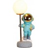 HONTIN Veilleuse astronaute pour enfants, lampe de bureau LED avec base antidérapante et prise USB, luminosité réglable à