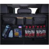 IUKTHHJOR Organisateur de Coffre Voiture pour Mitsubishi Pajero Shogun Montero V80 V87 V93 V97, Suspendu Sac de Rangement Coffre